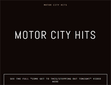 Tablet Screenshot of motorcityhits.com